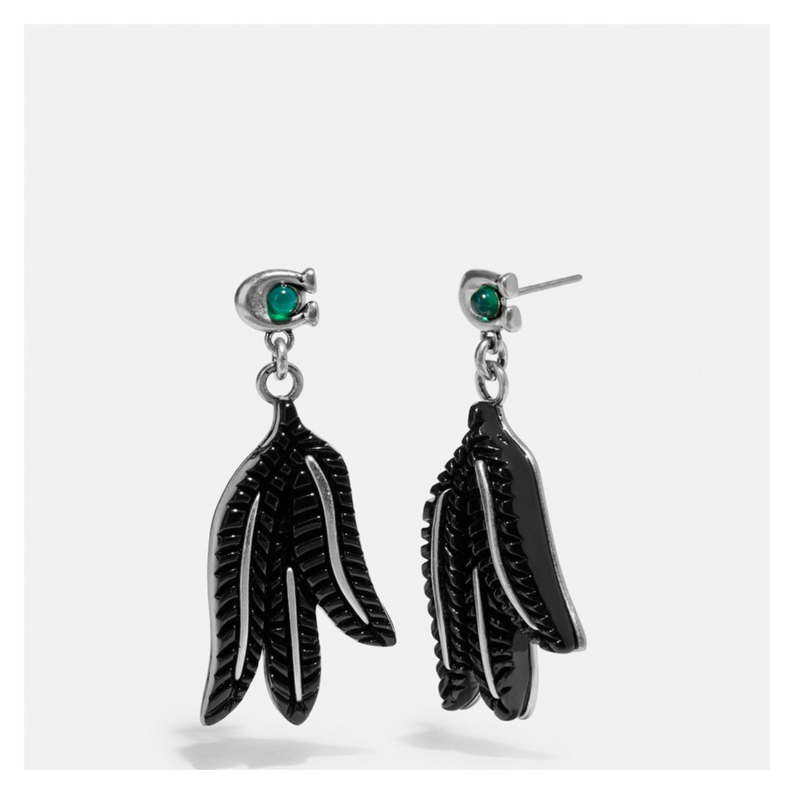 Black Tulip Earrings main product photo