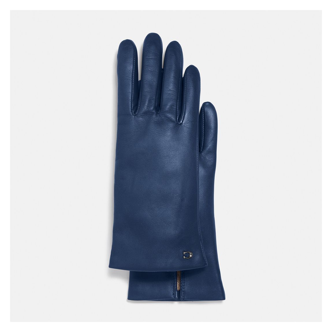 Deep Blue Sculpted C Short Leather Tech Glove main product photo