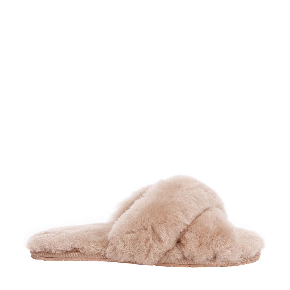 Women's Pink Dove Sheepskin Slides main product photo