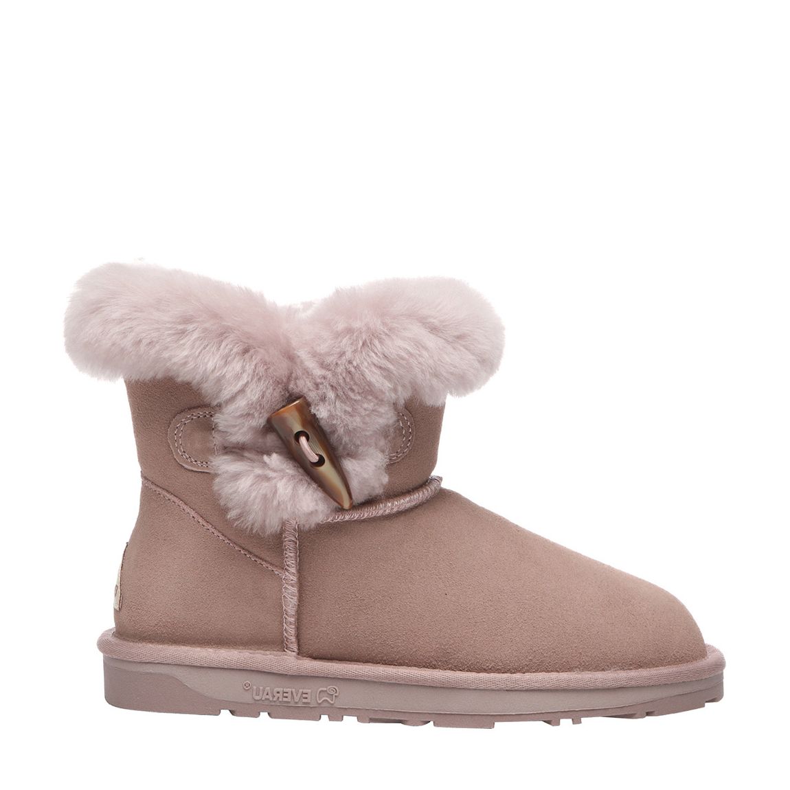 Women's Pink Robin Button Mini Boot main product photo