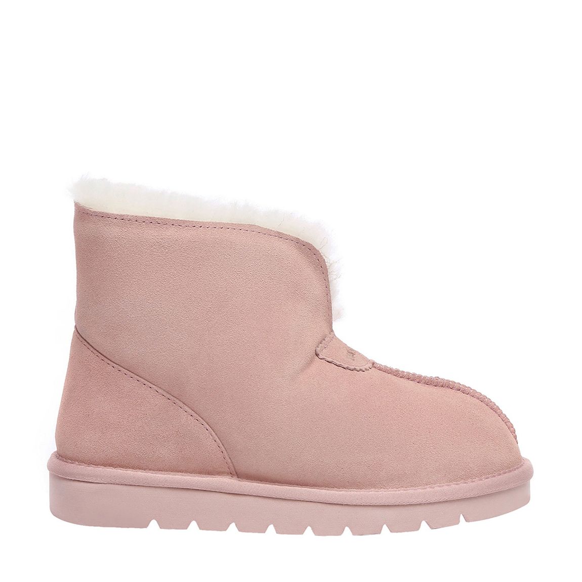 Women's Pink Owl Ankle Slippers main product photo