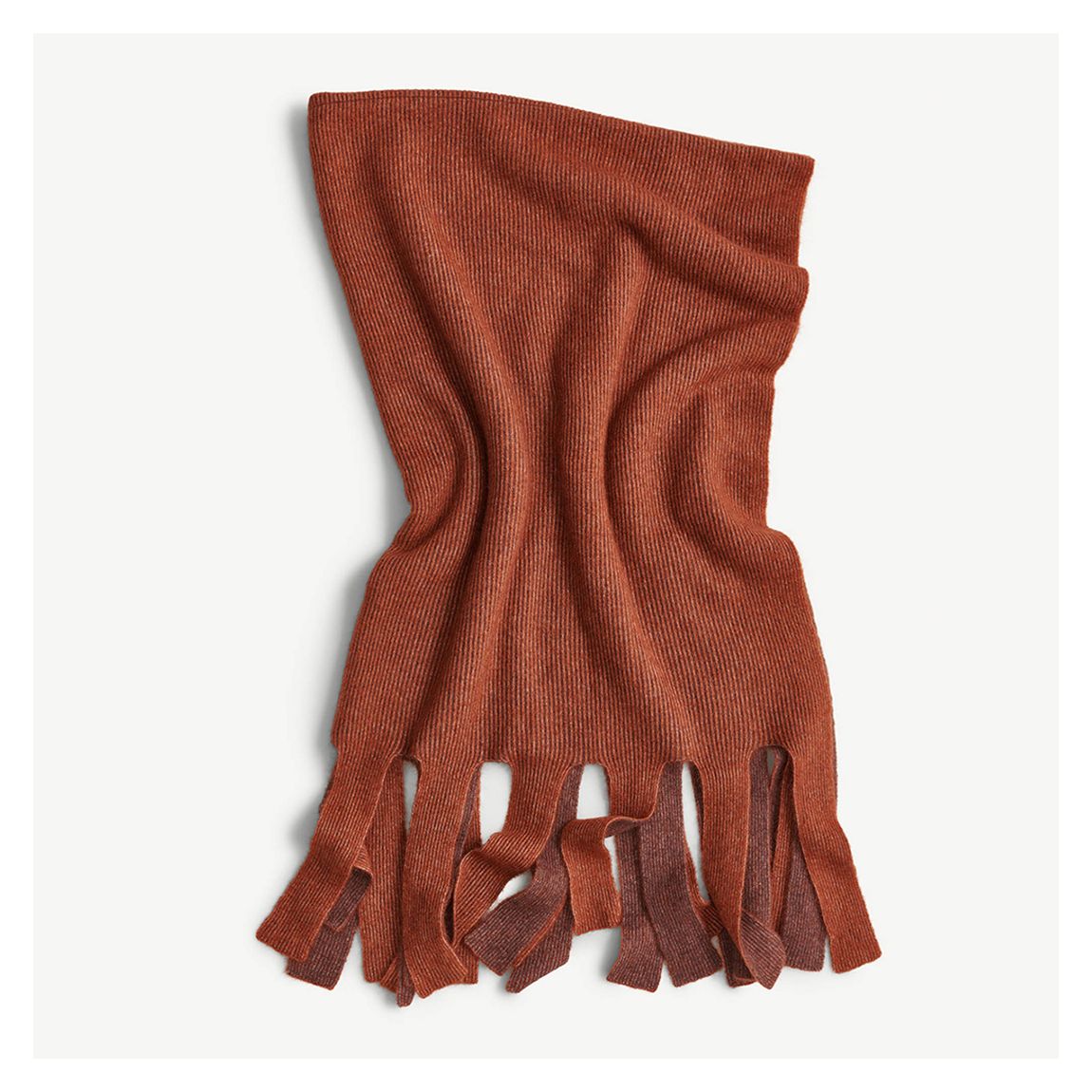 Brown Blancha Wool Blend Scarf main product photo