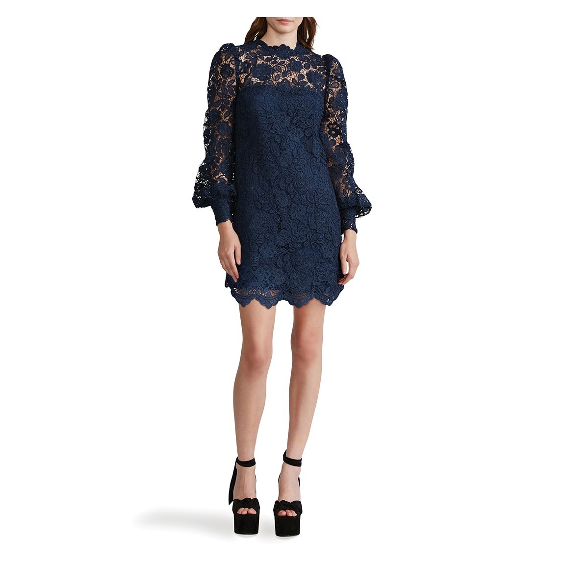 Midnight Blue Long Sleeve Dress main product photo