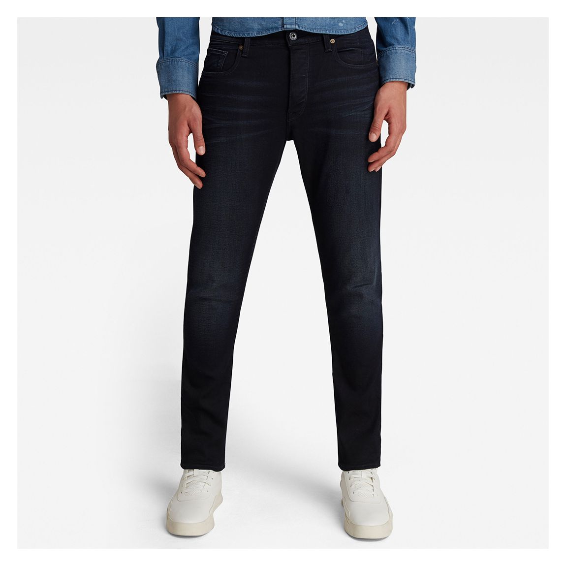Black Slim Stretch Jeans main product photo