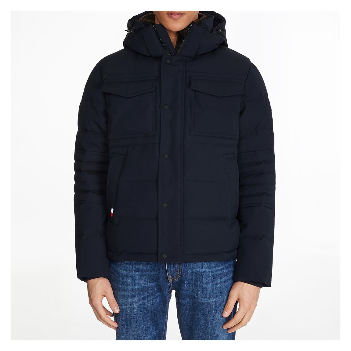 Navy Utility Bomber Coat main product photo