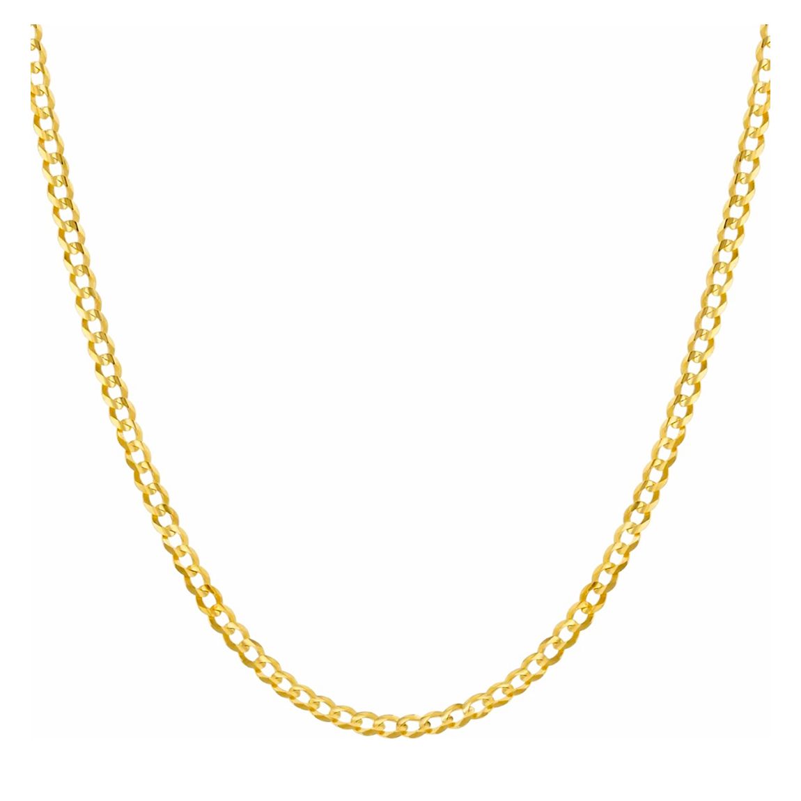 18K Gold Classic Link Chain Necklace main product photo