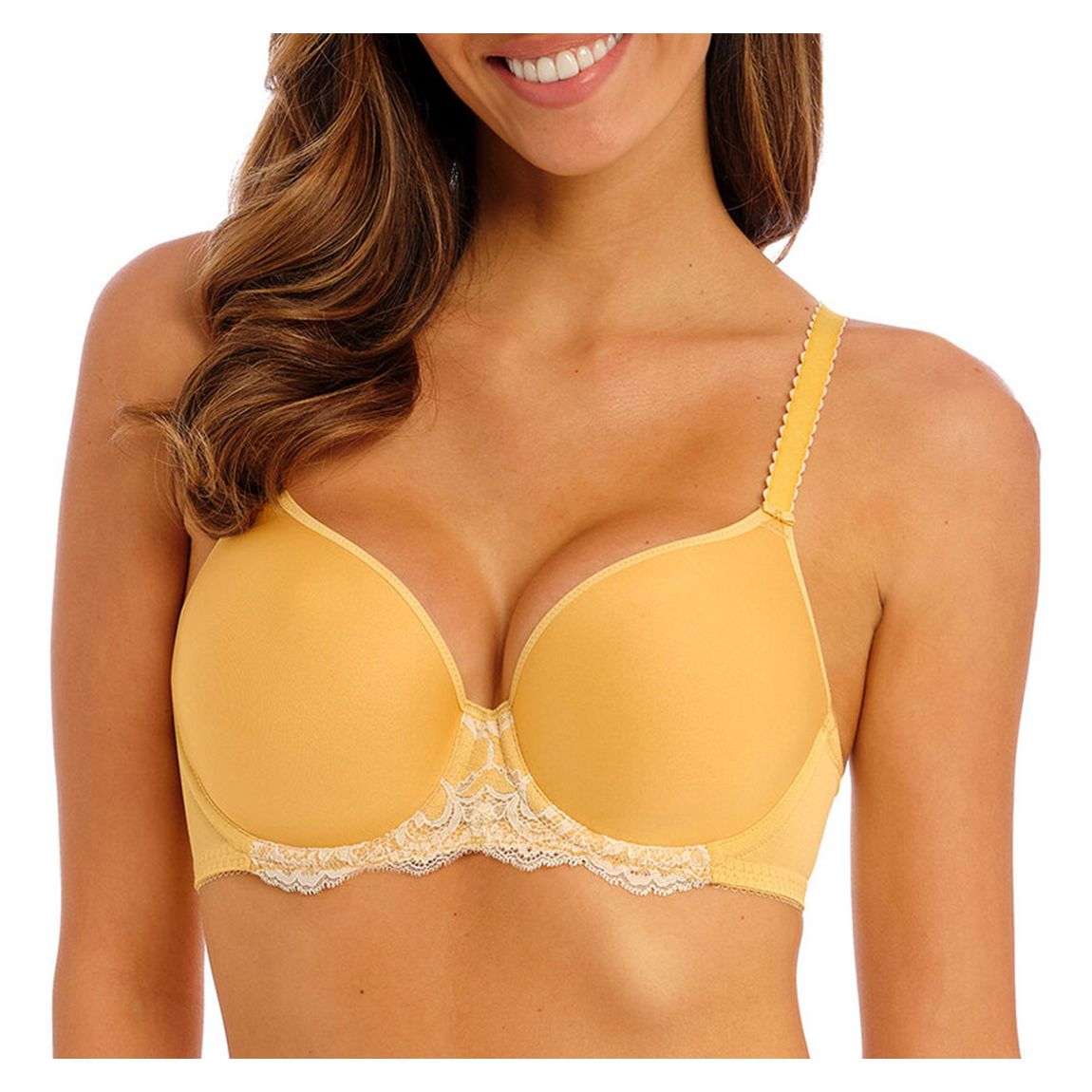 Yellow Florilege Moulded Spacer Bra main product photo