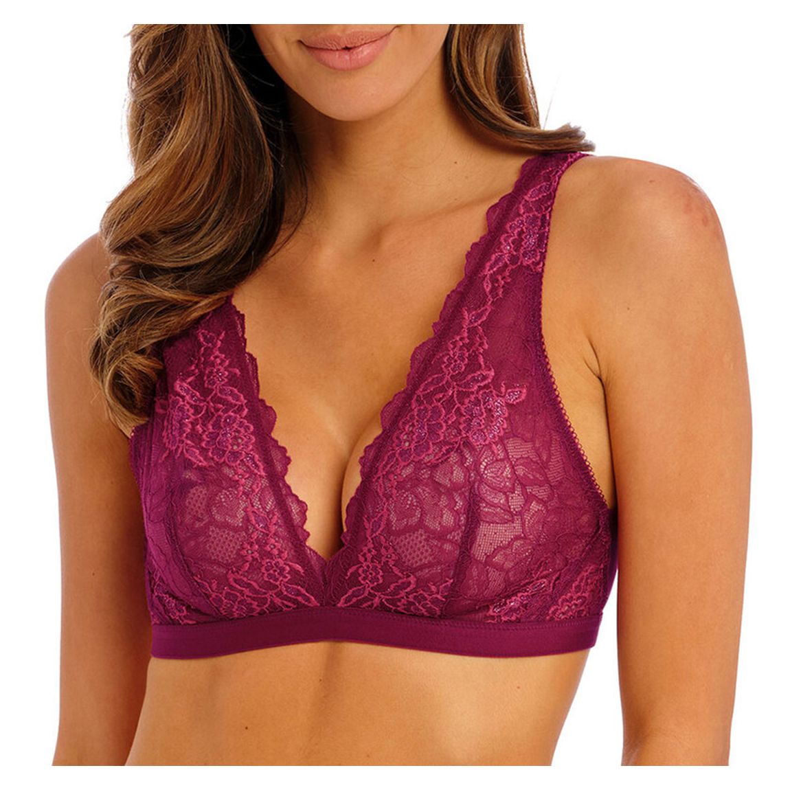 Purple Lace Perfection Bralette main product photo