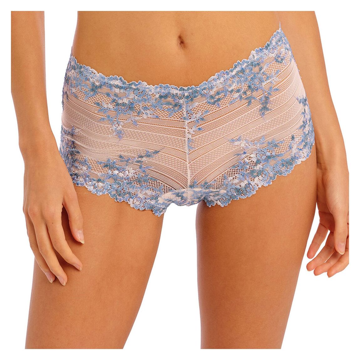 White Embrace Lace Boyshort main product photo