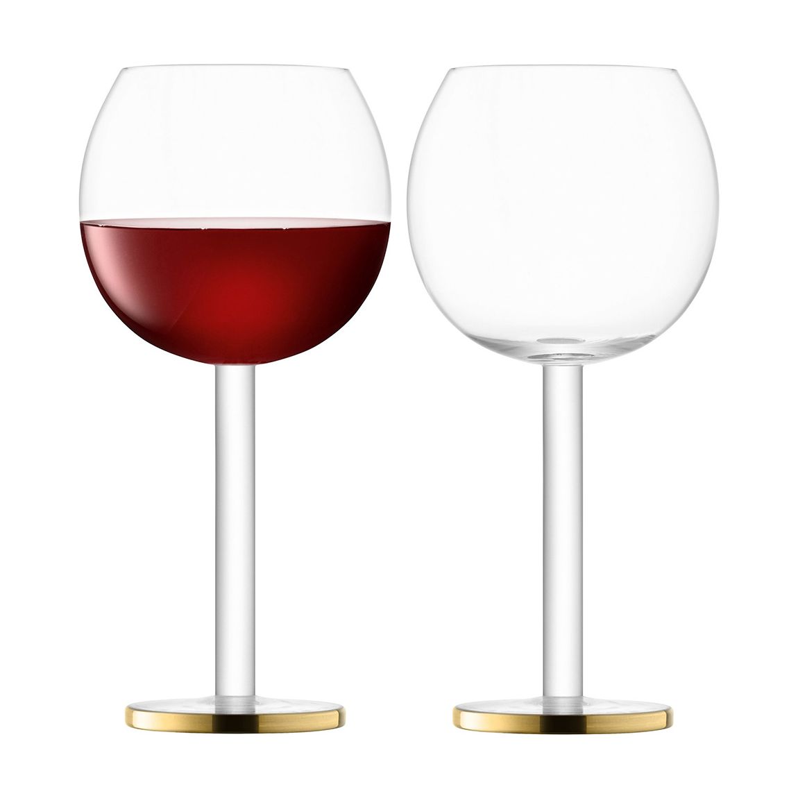 Set of 2 Luca Wine Goblet 320ml Gold main product photo