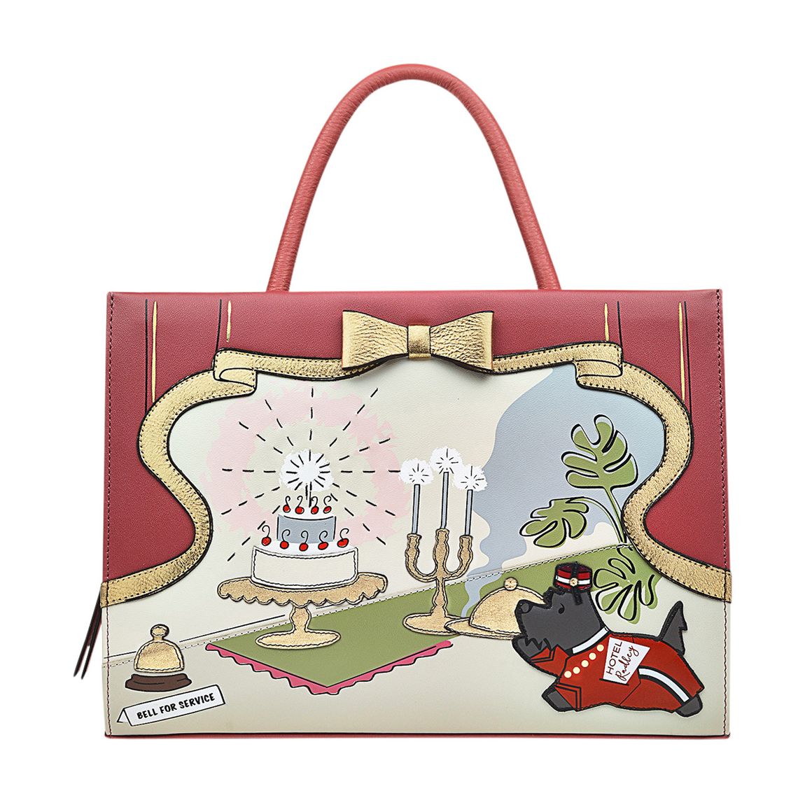 Medium Red The Radley Hotel Medium Ziptop Multiway main product photo