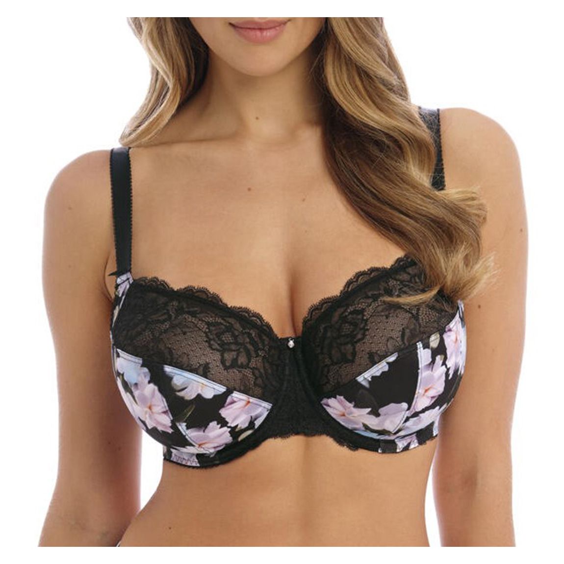 Black Rhiannon Side Support Bra main product photo