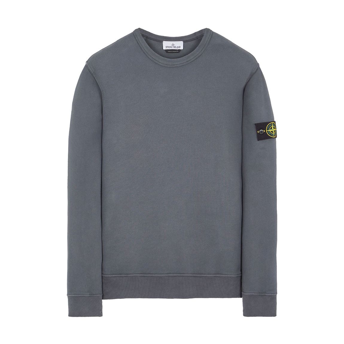 Dark Grey Crew Neck Cotton Sweatshirt main product photo
