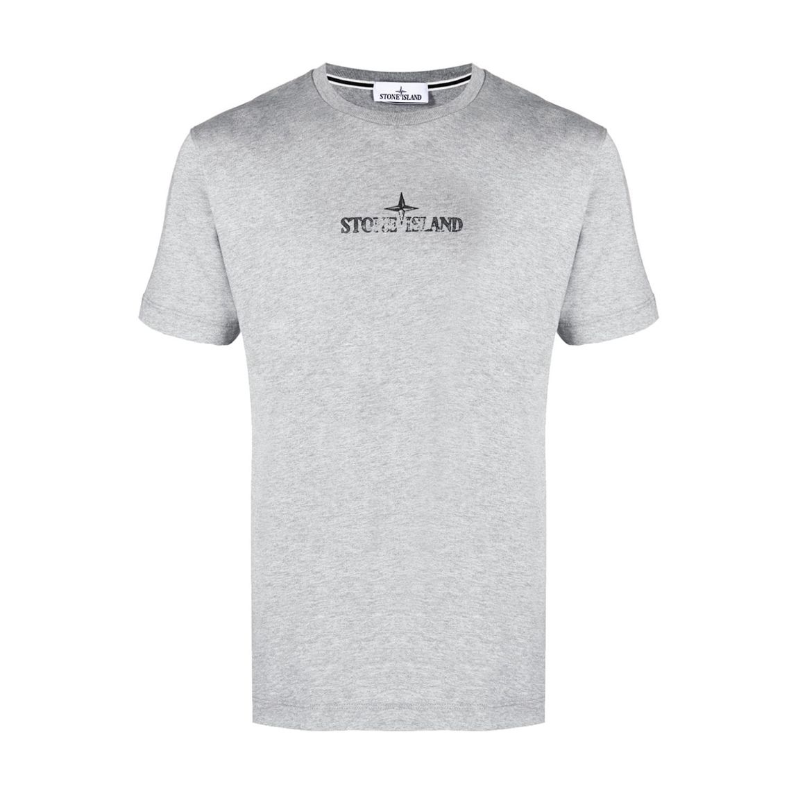 Grey Chest Logo Cotton T-Shirt main product photo