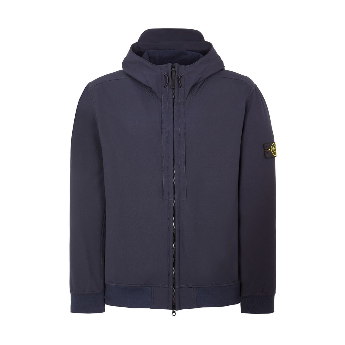 Navy Soft Shell Hooded Jacket main product photo