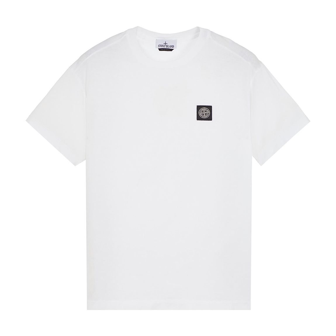 White Square Logo Cotton T-Shirt main product photo
