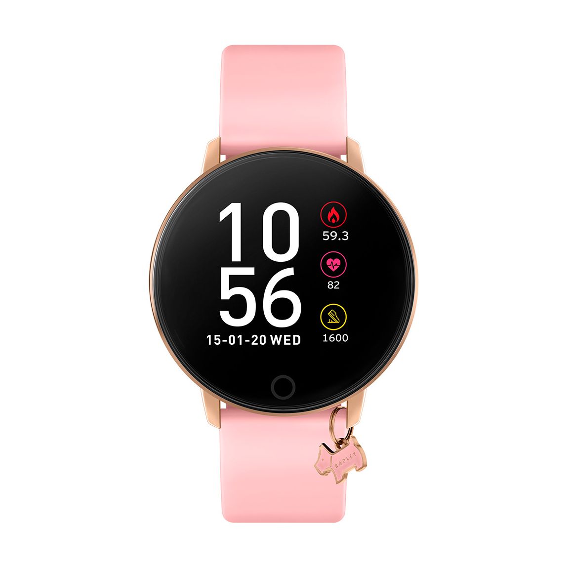 Series 5 Smart Ladies Blush Silicon Strap Watch main product photo