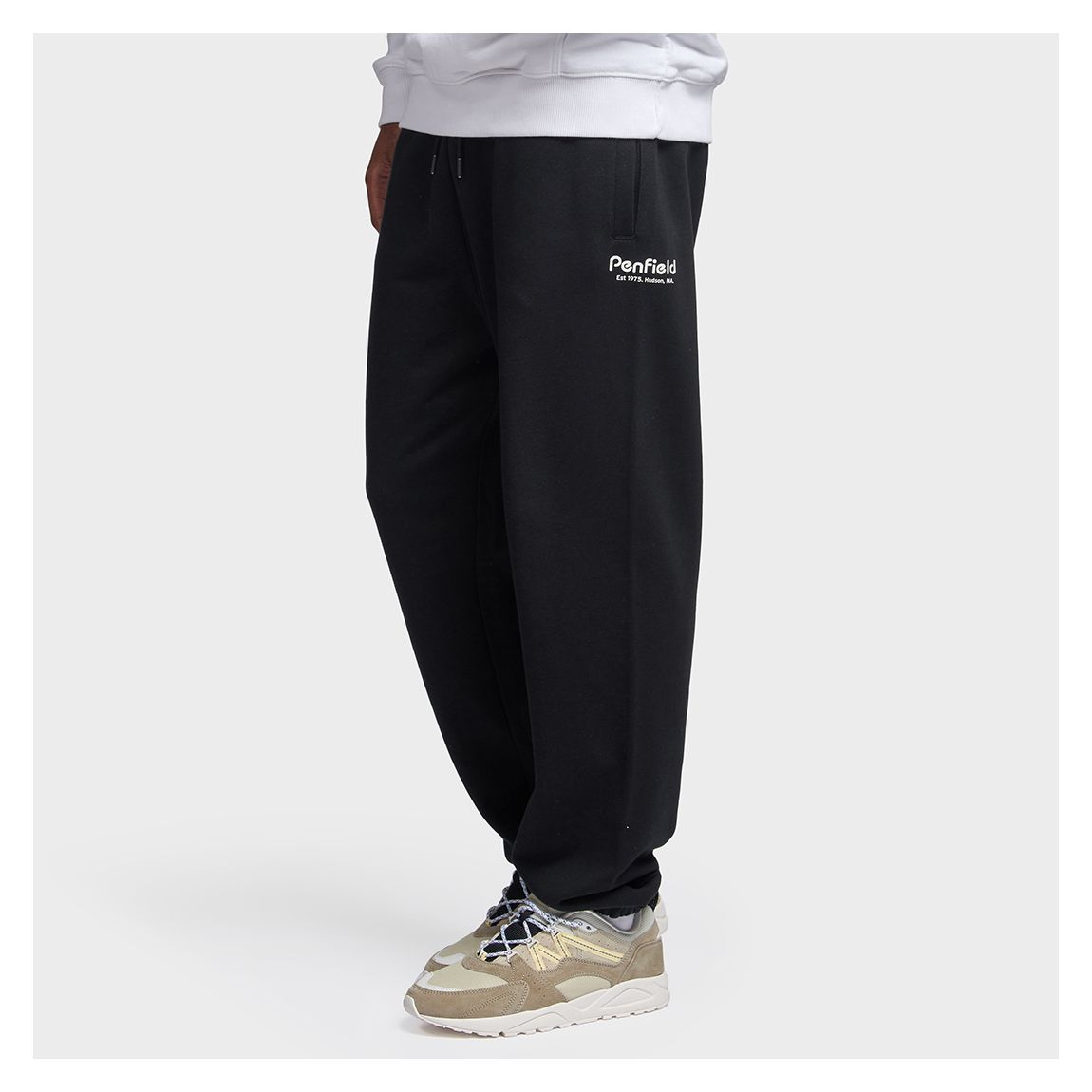 Black Cotton Hudson Script Joggers main product photo