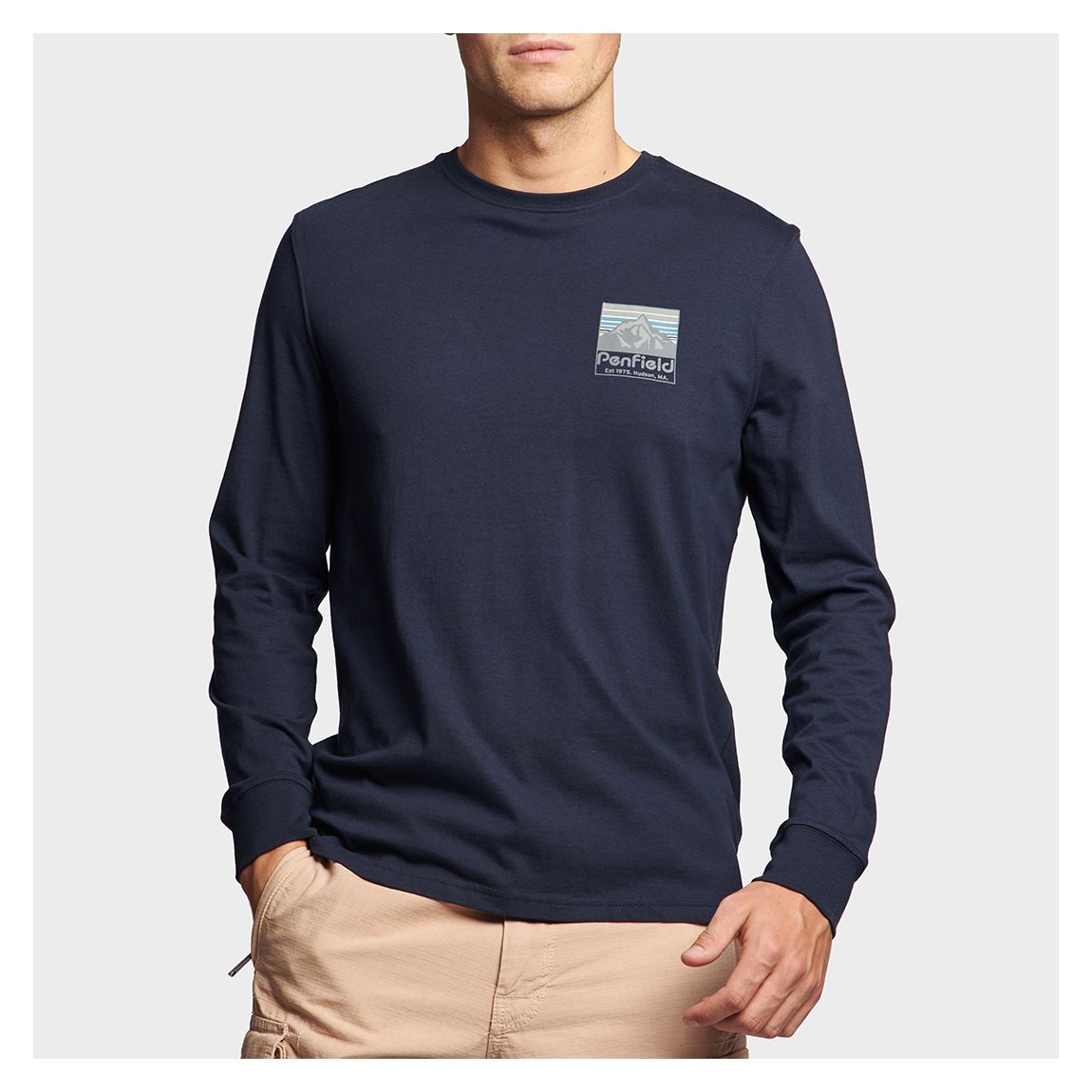 Navy Cotton Graphic T-Shirt main product photo