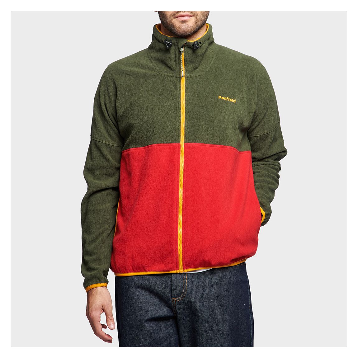 Multi Polar Fleece Colour Block Jacket main product photo