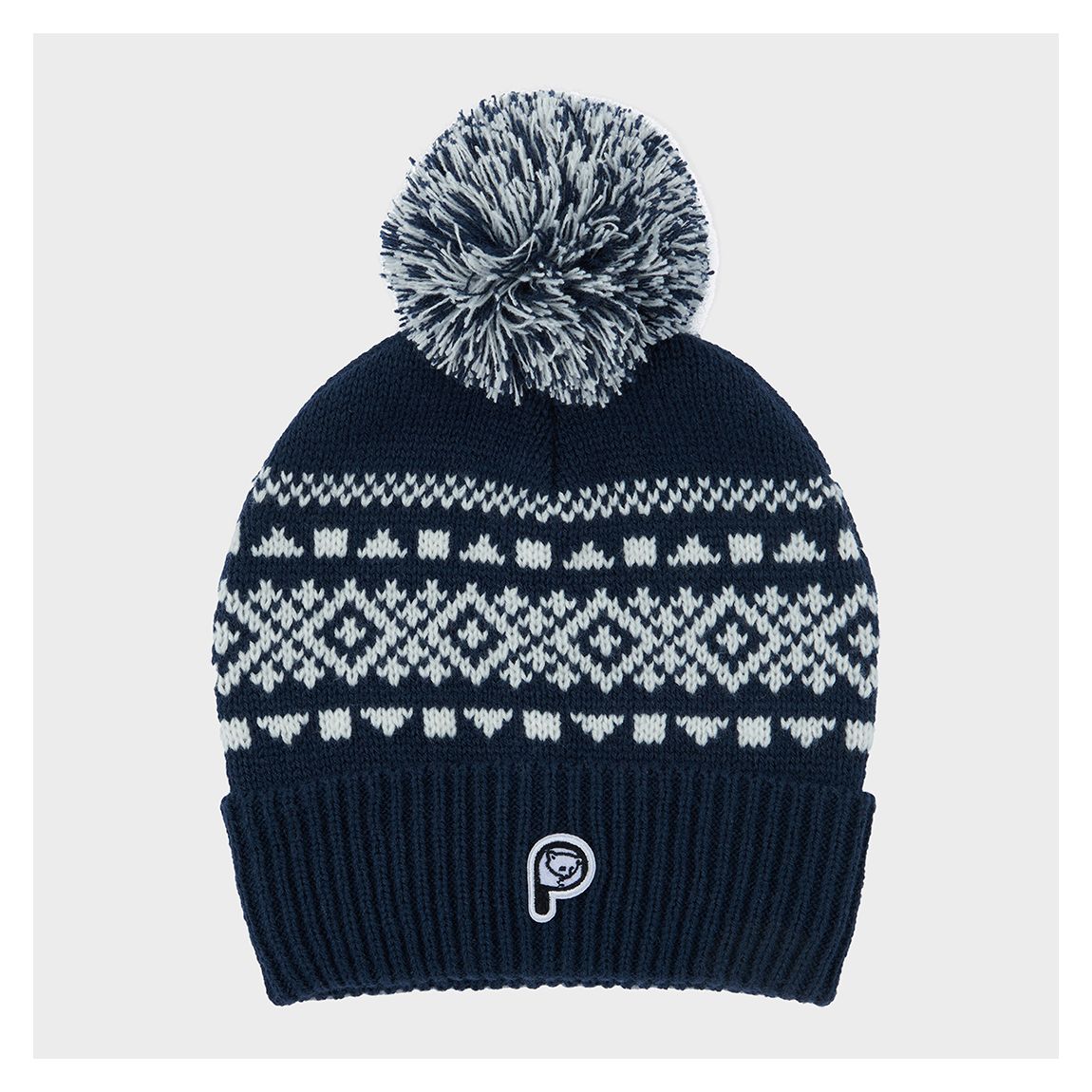 Navy Fairton Fairisle Hat main product photo