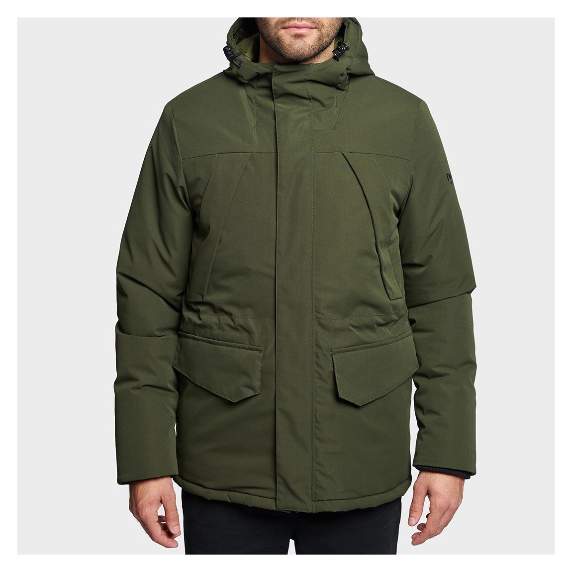 Green Hudson Script Technical Parka main product photo