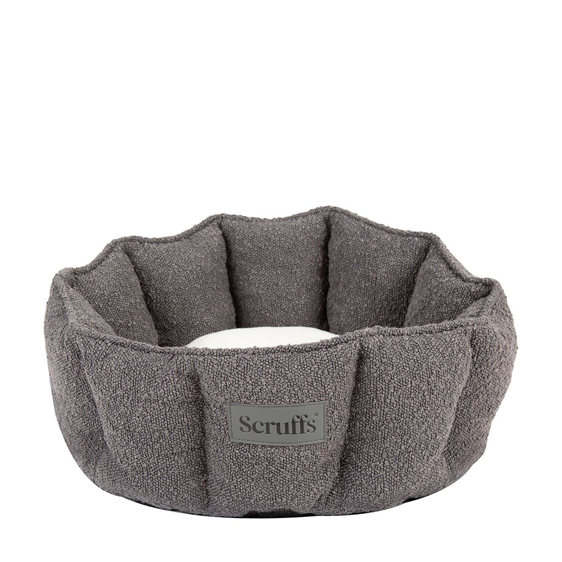 Boucle Cat Bed, Slate Grey main product photo