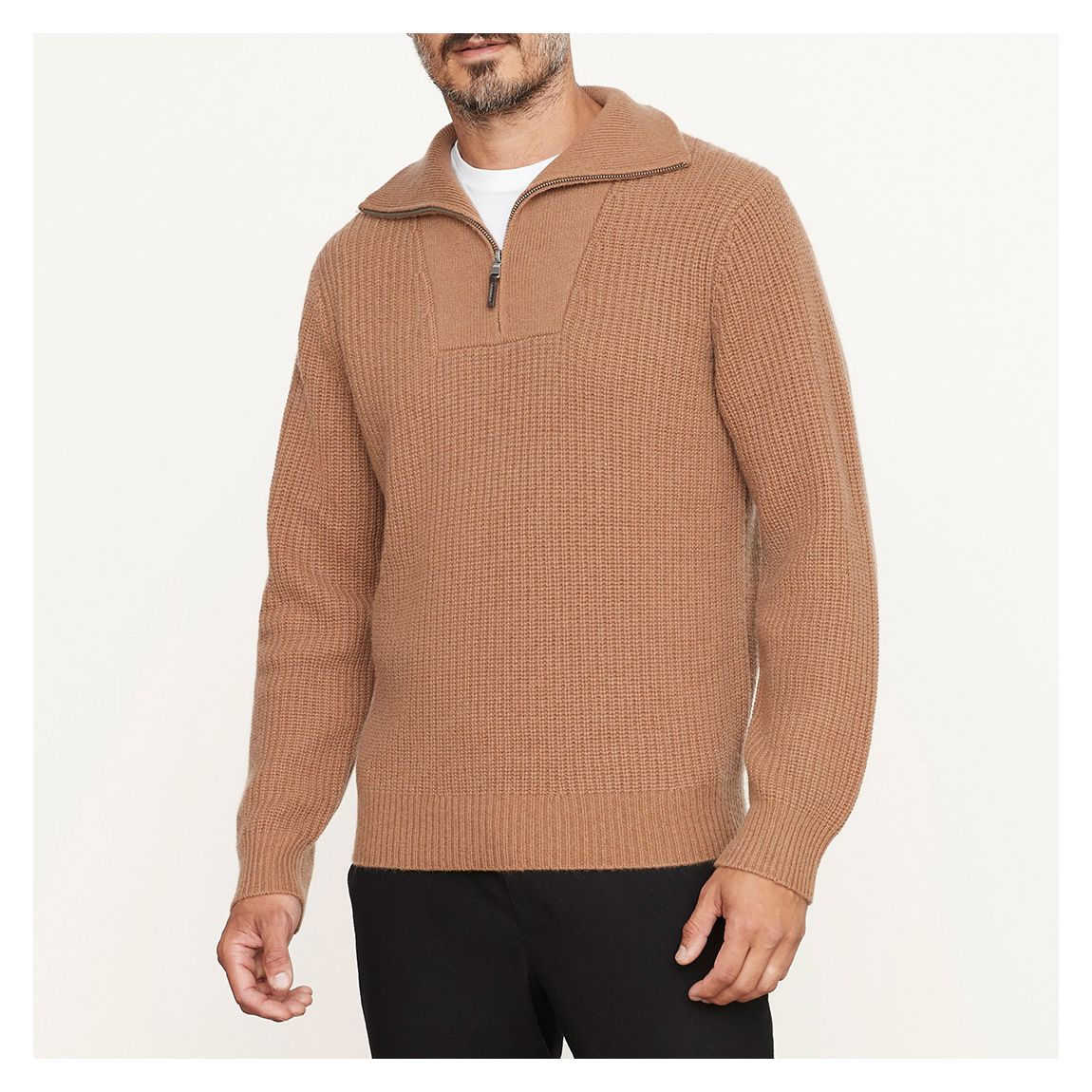 Camel Half-zip Pullover main product photo