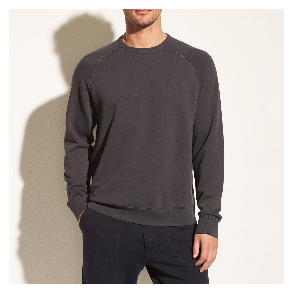 Dark Grey Crewneck Sweater main product photo