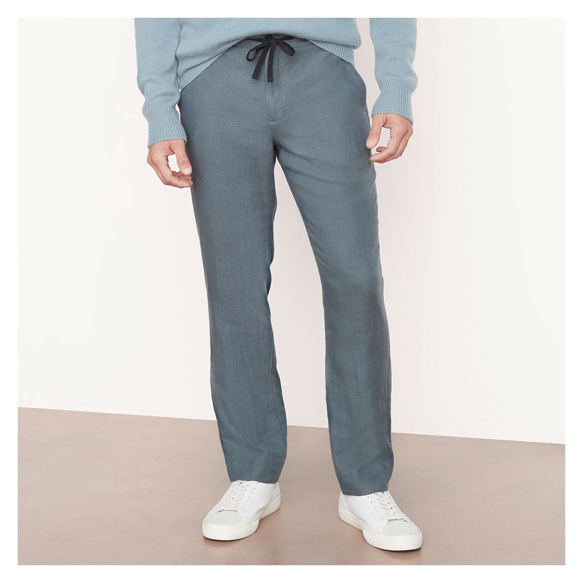 Blue Lightweight Hemp Pant main product photo