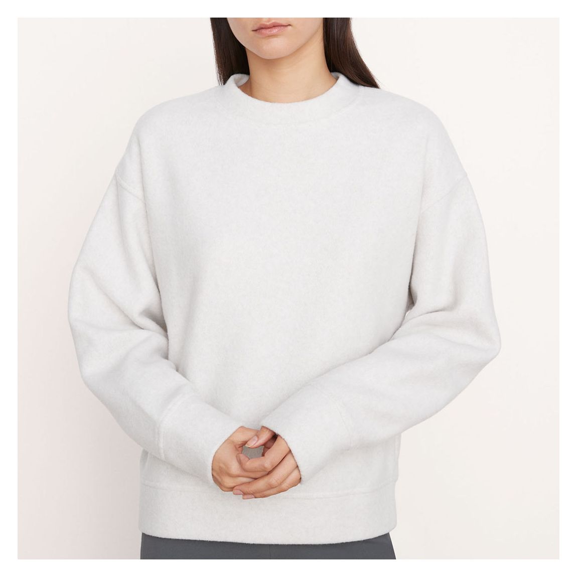 Grey Crew Cotton Blend Jumper main product photo