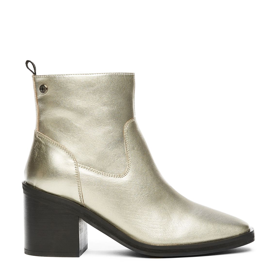 Gold Vail Heeled Ankle Boots main product photo