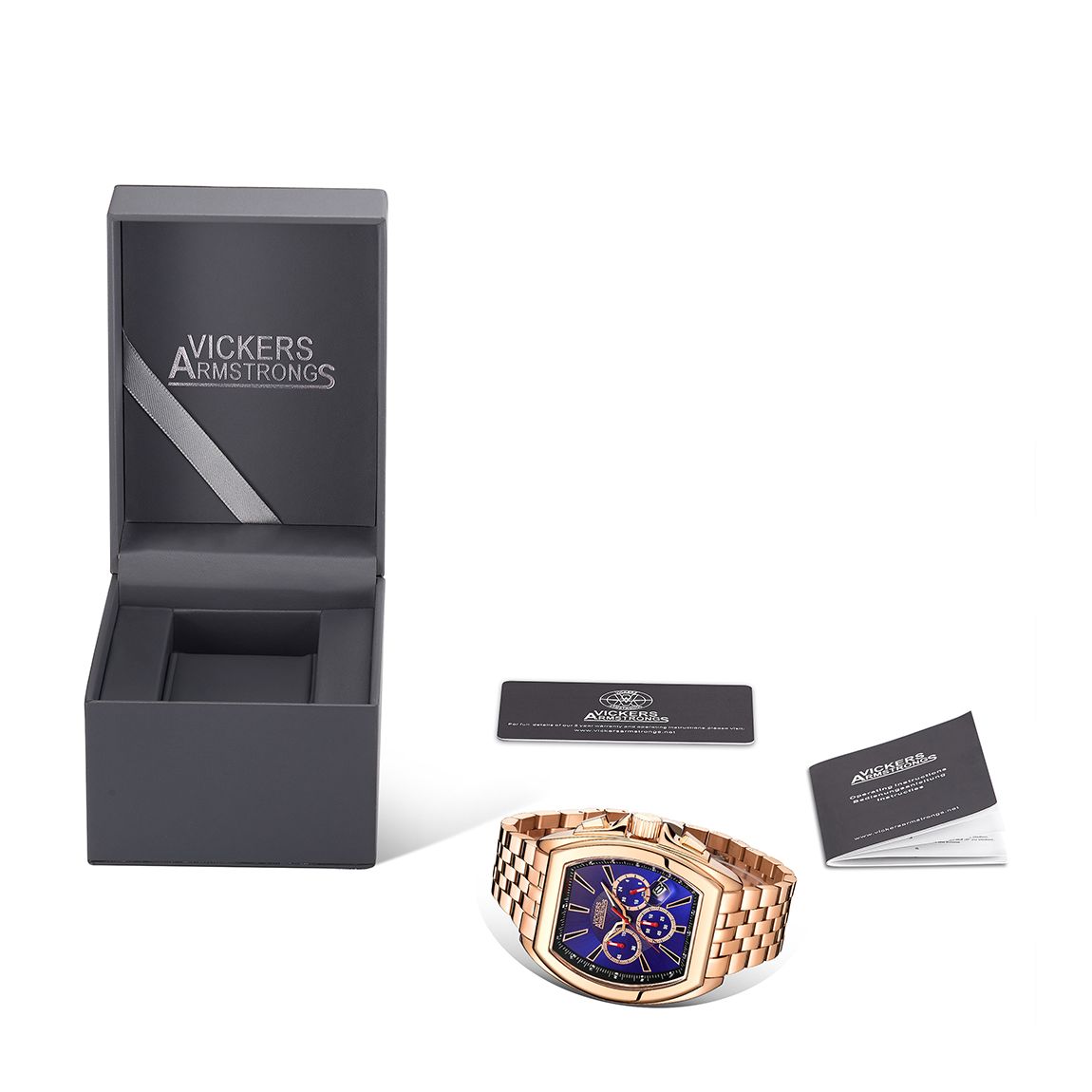 Men's Vickers Armstrongs Limited Edition Gold Watch main product photo