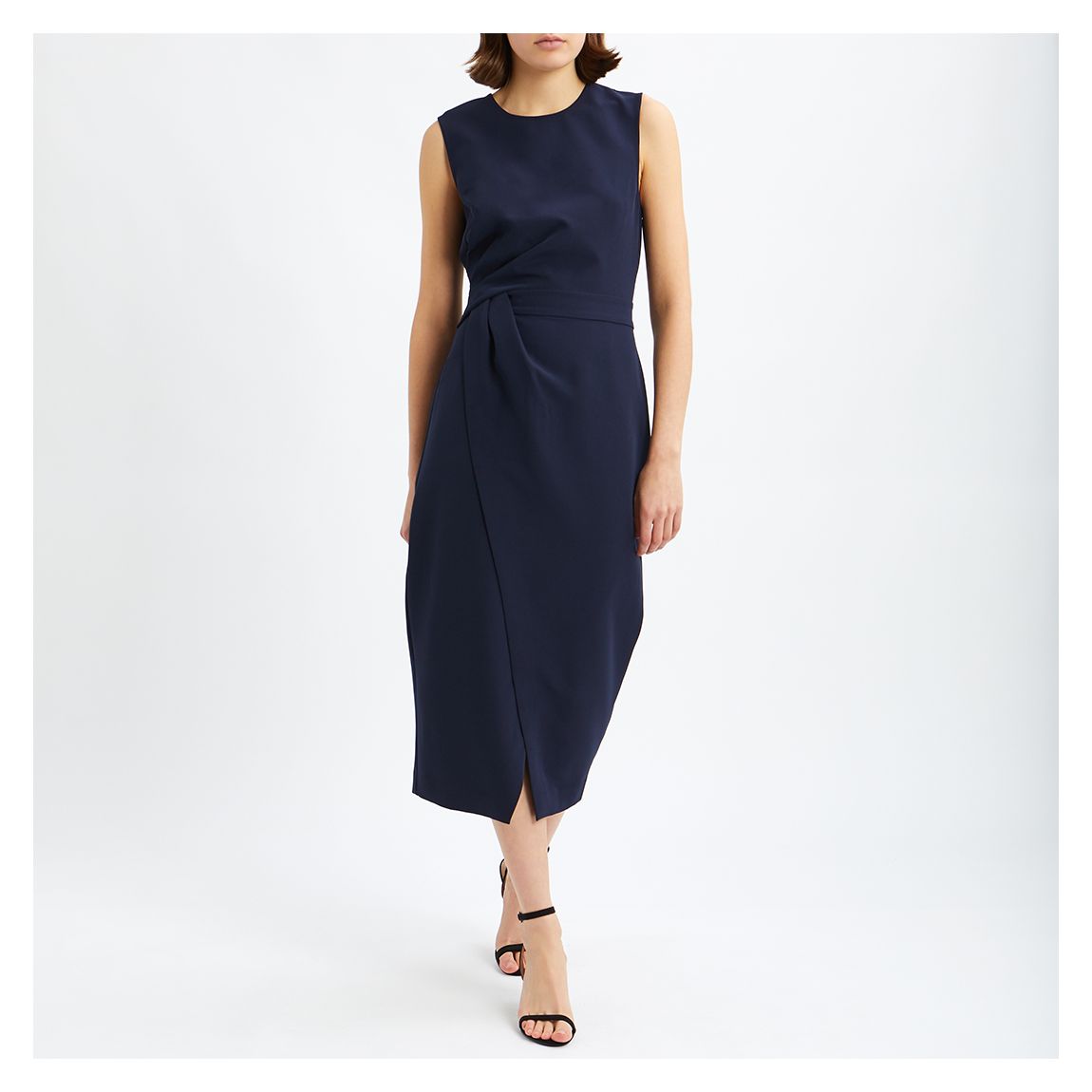 Navy Cassia Structured Dress main product photo