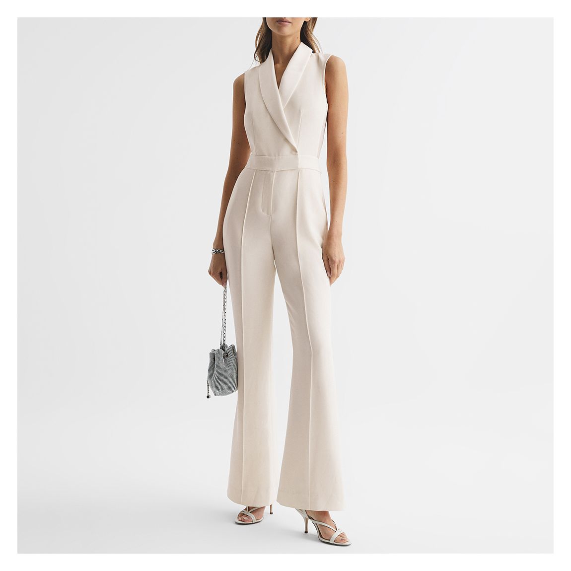 Ivory Dani Tux Jumpsuit main product photo