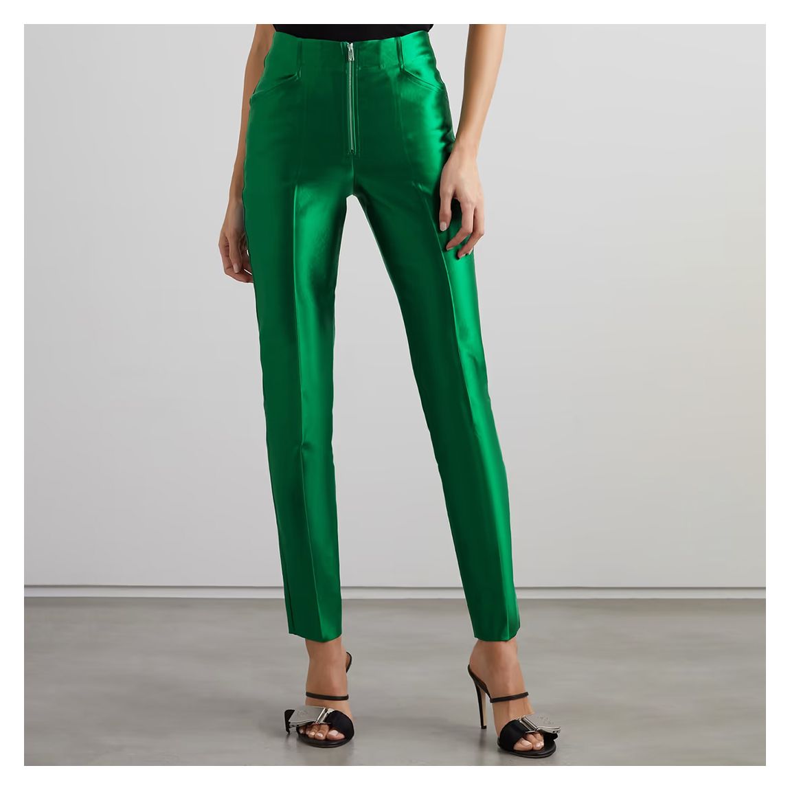 Green Zip Detail Legging main product photo
