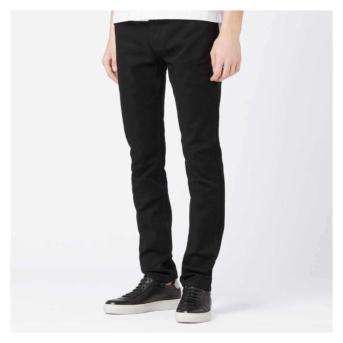 Black Delaware Skinny Jeans main product photo