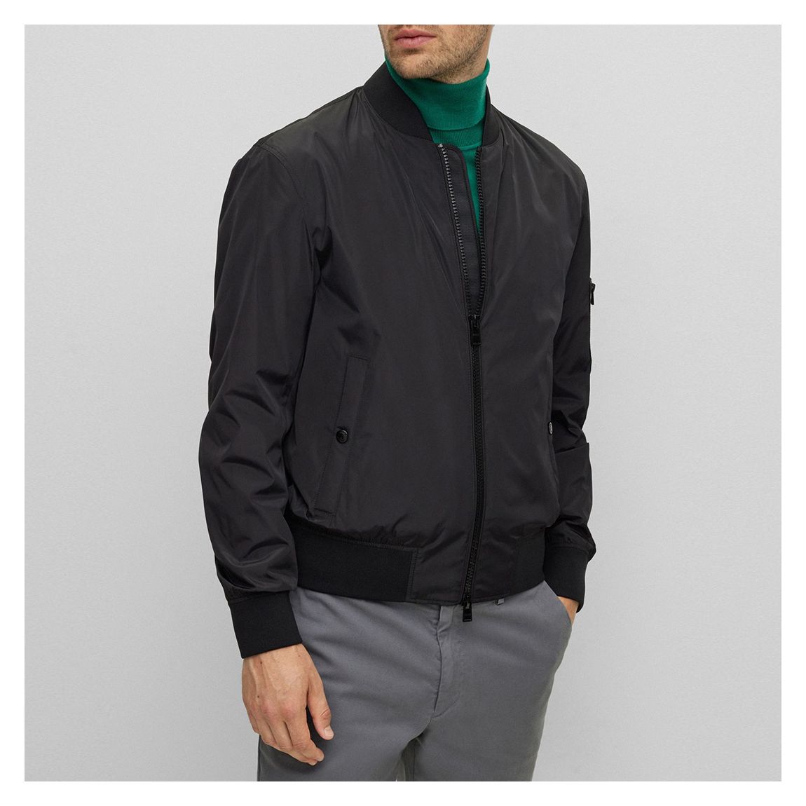 Black Costia Zip Jacket main product photo