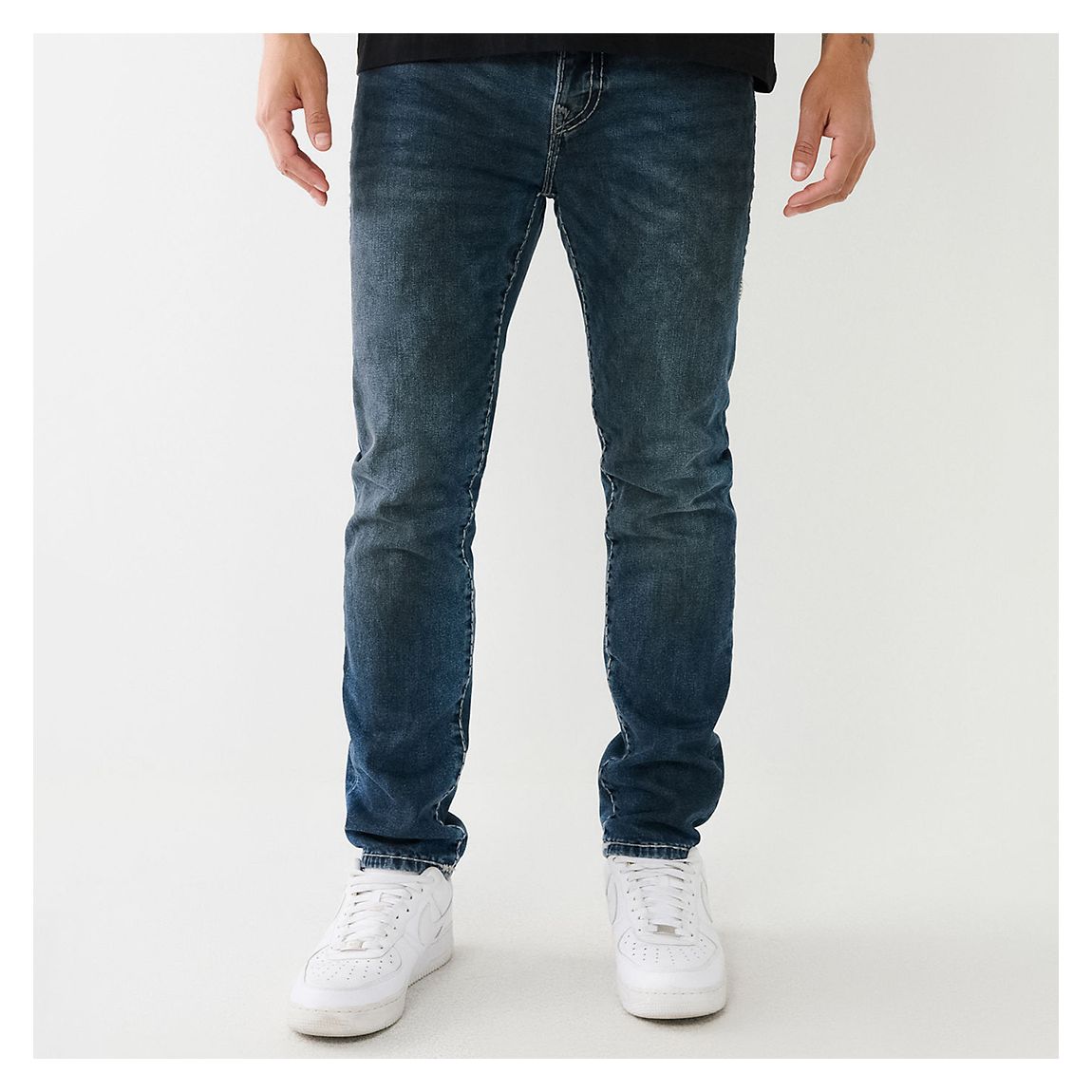 Dark Blue Rocco Stretch Jeans main product photo