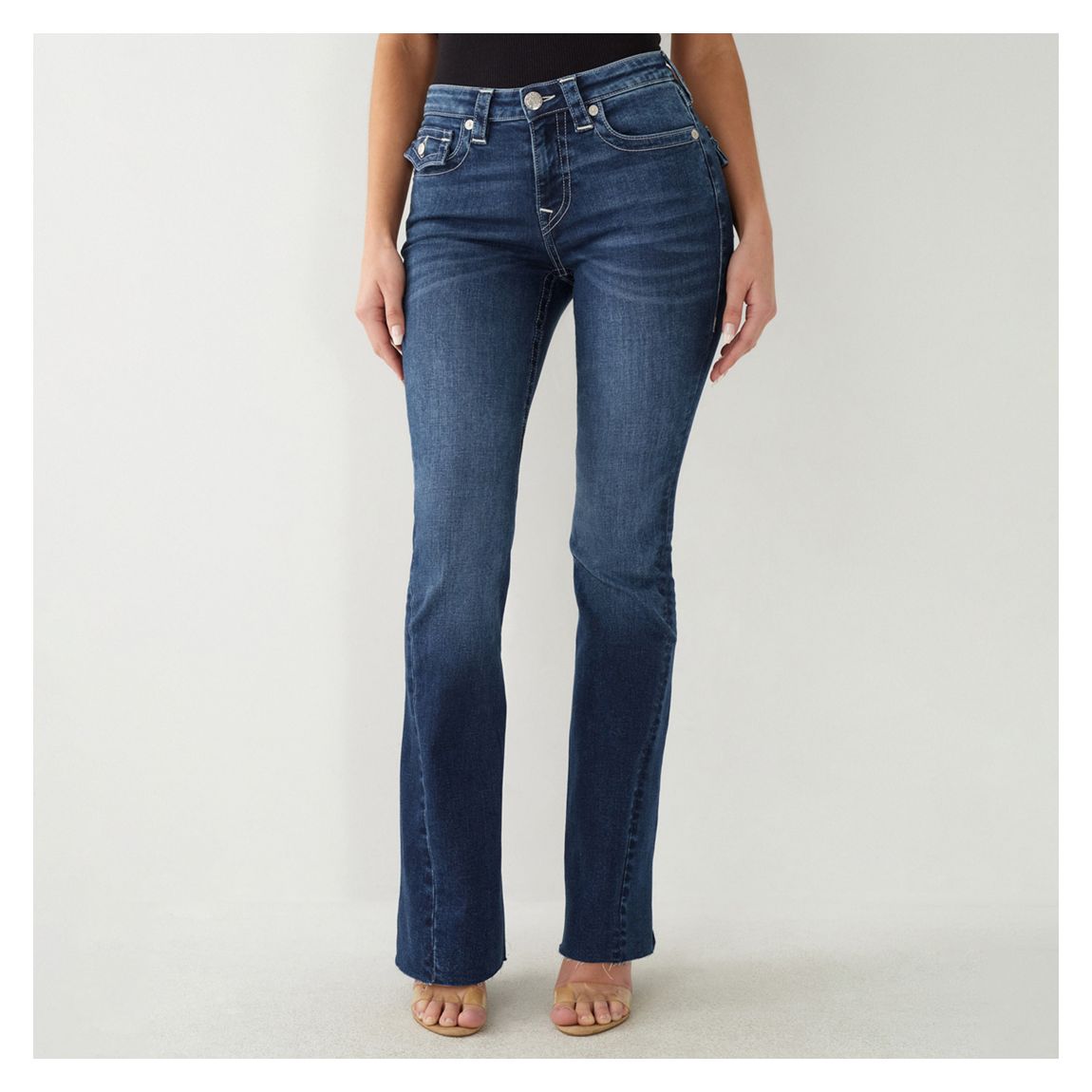 Blue Joey Flared Jeans main product photo