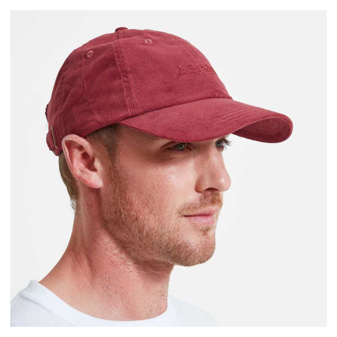 Red Haddon Cotton Cord Cap main product photo