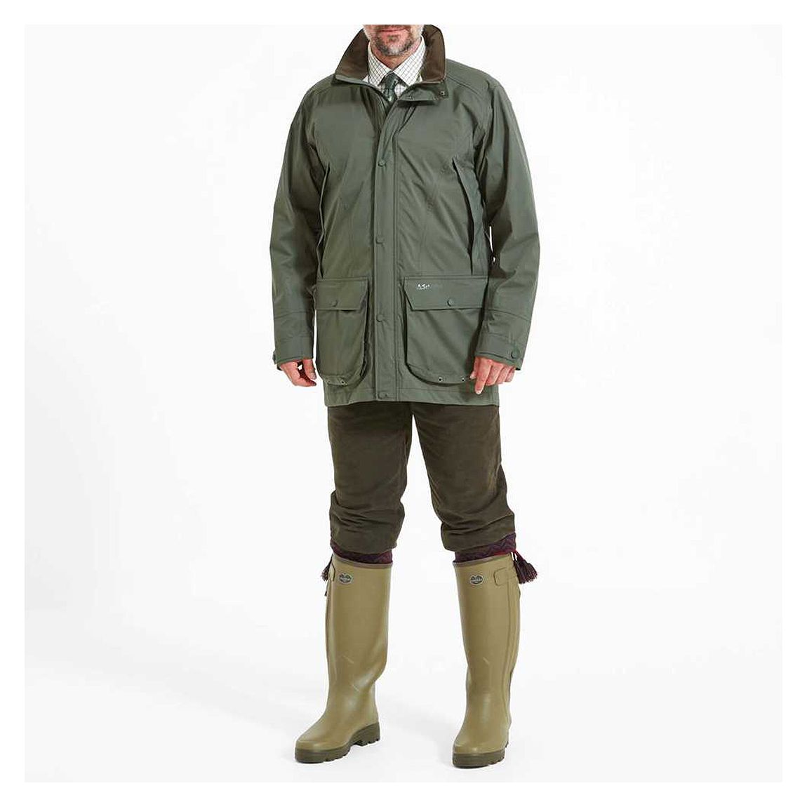 Khaki Waterproof Coat main product photo