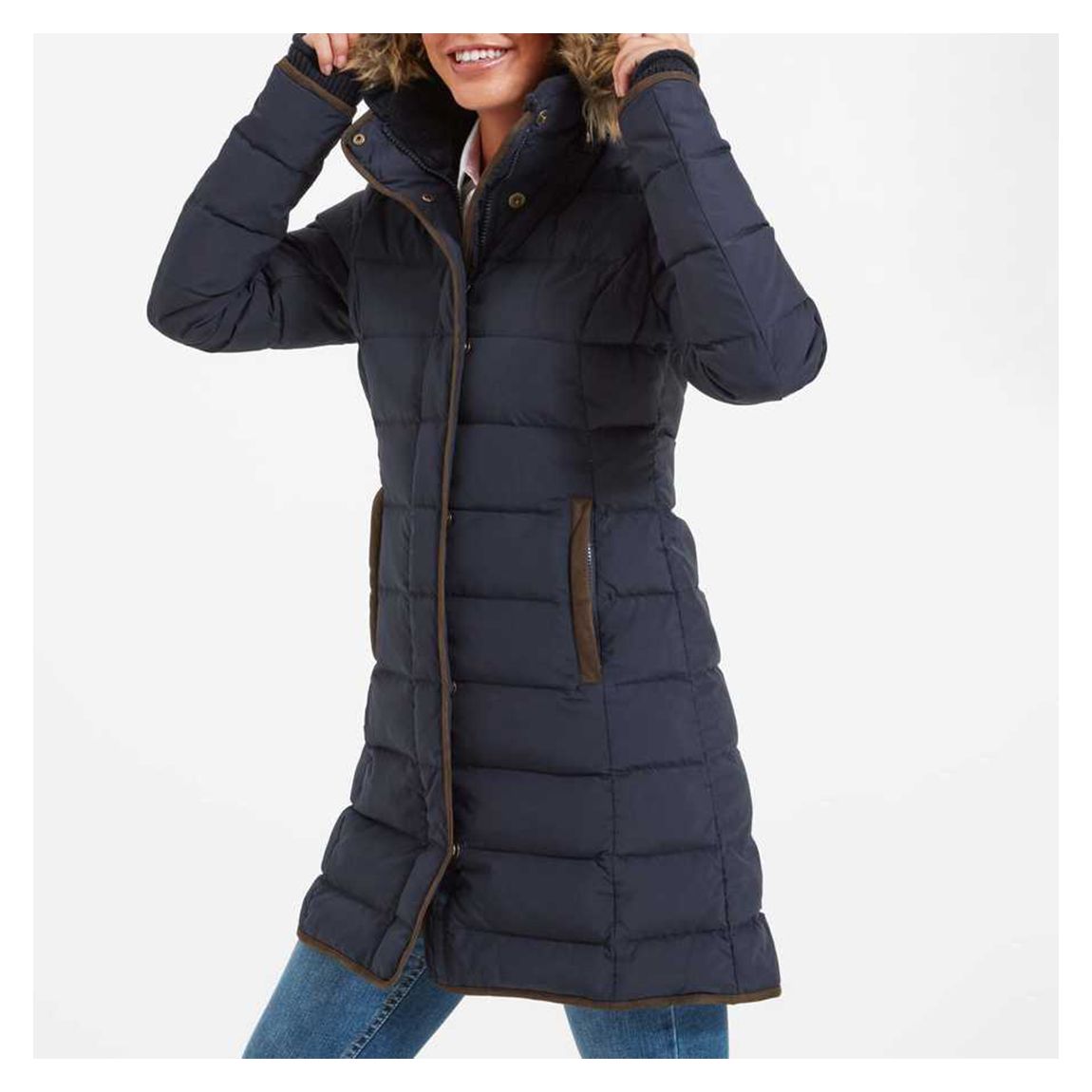 Navy Mayfair II Coat main product photo