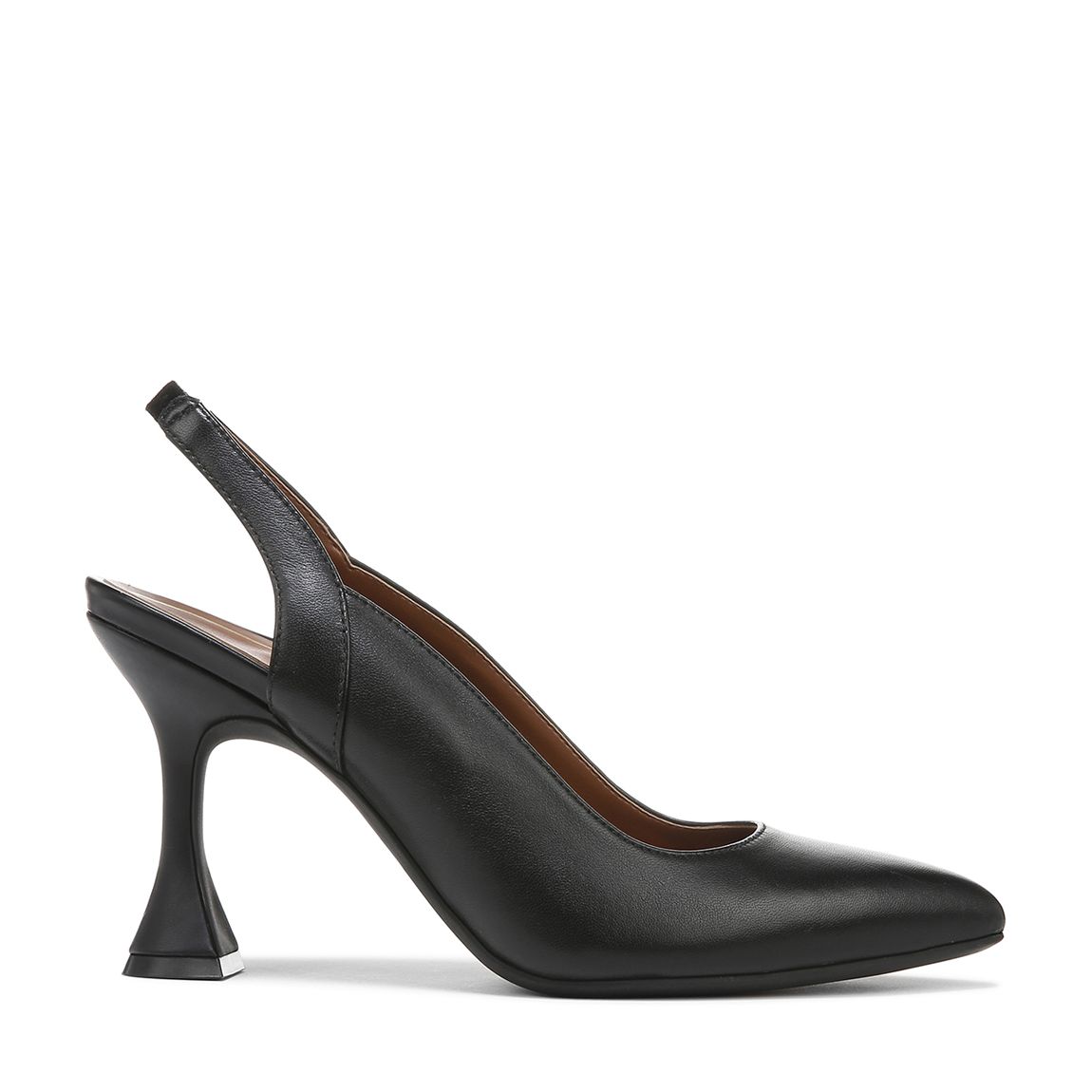 Black Adalina Leather Heel main product photo