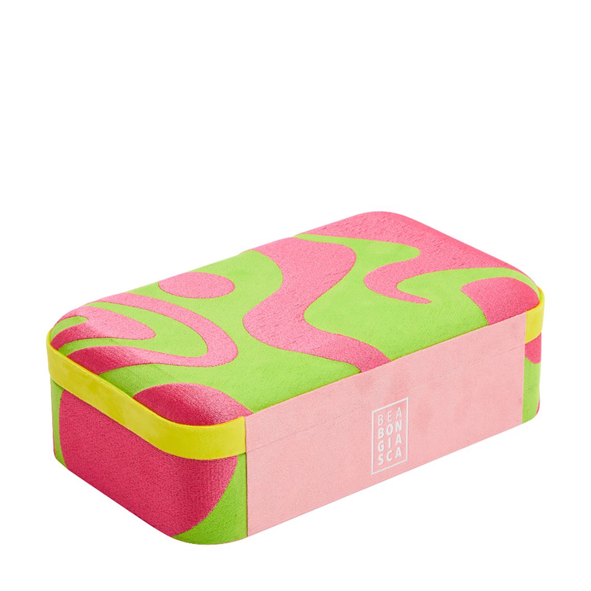 Green/Pink/Yellow Bea Bongiasca Large Jewellery Box main product photo