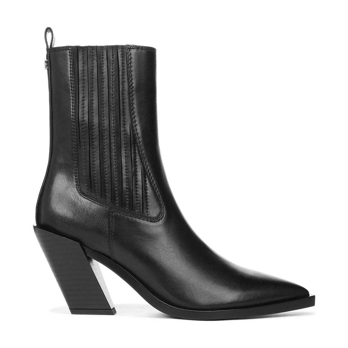 Black Mandey Leather Boot main product photo