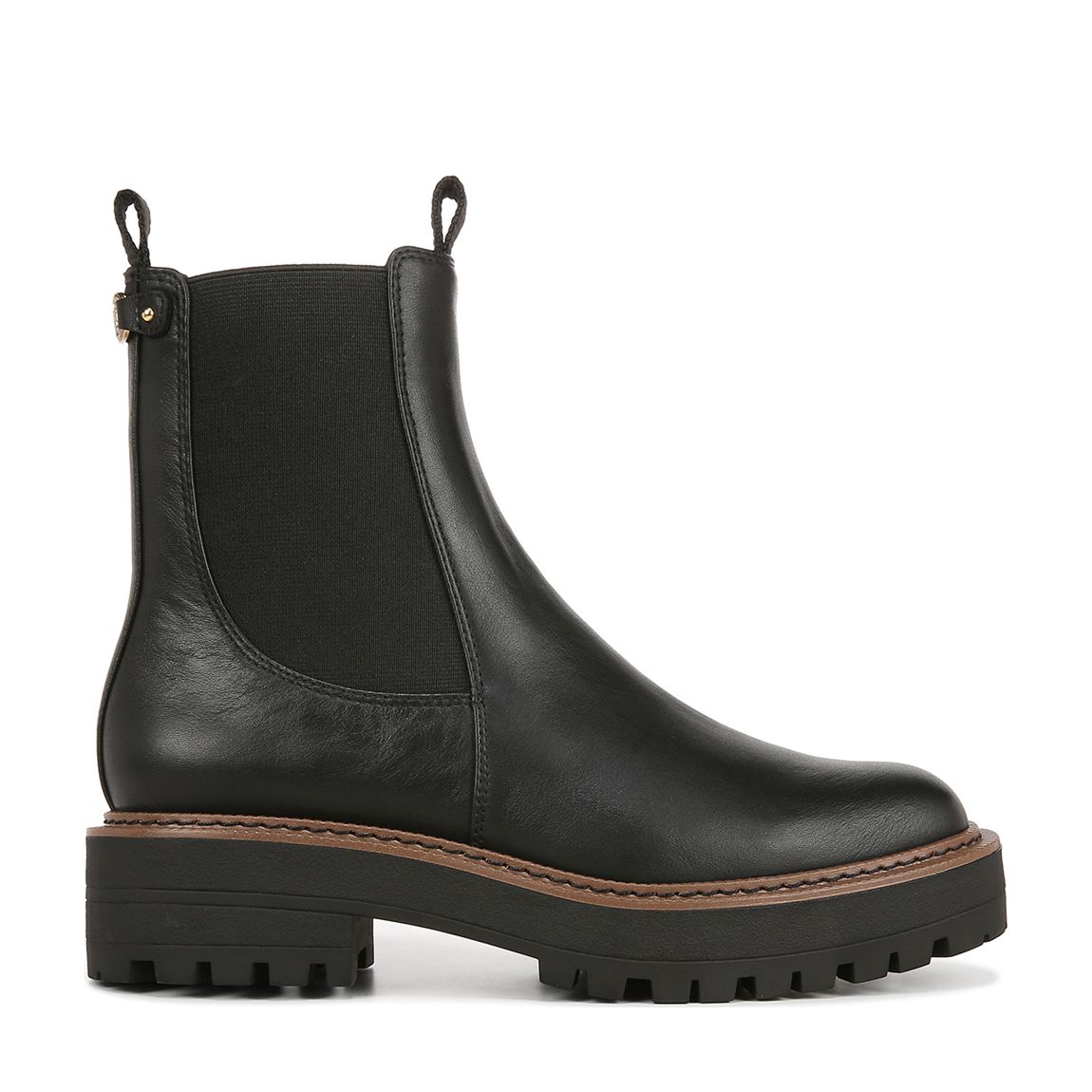 Black Laguna Leather Boot main product photo