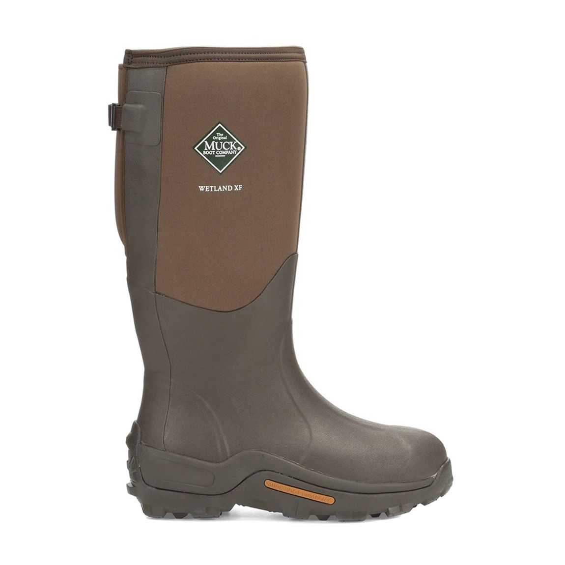 Unisex Brown Wetland Patterned High Wellington Boots main product photo