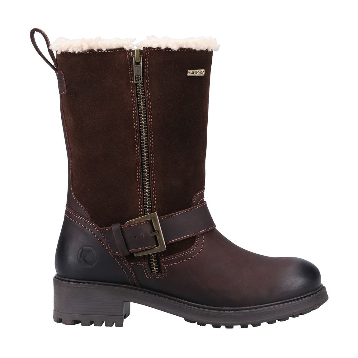 Women's Brown Alverton Waterproof Wellington Boots main product photo