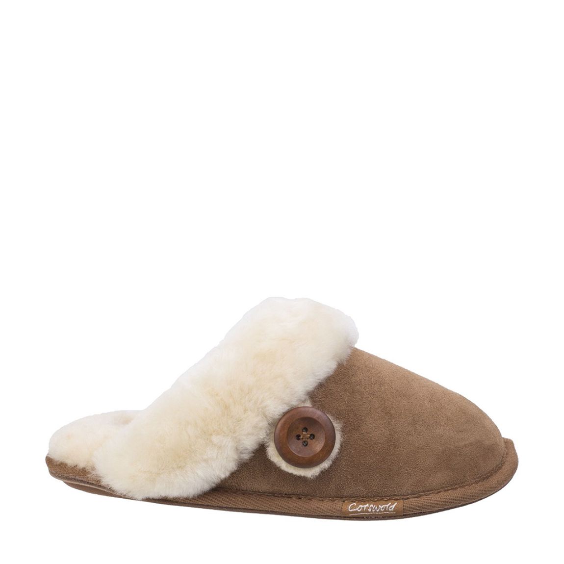 Tan Lechlade Sheepskin Mule Slippers main product photo